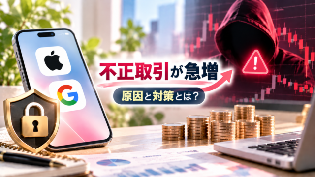 証券口座の乗っ取り対策とApple・Googleアカウントのセキュリティ設定イメージ